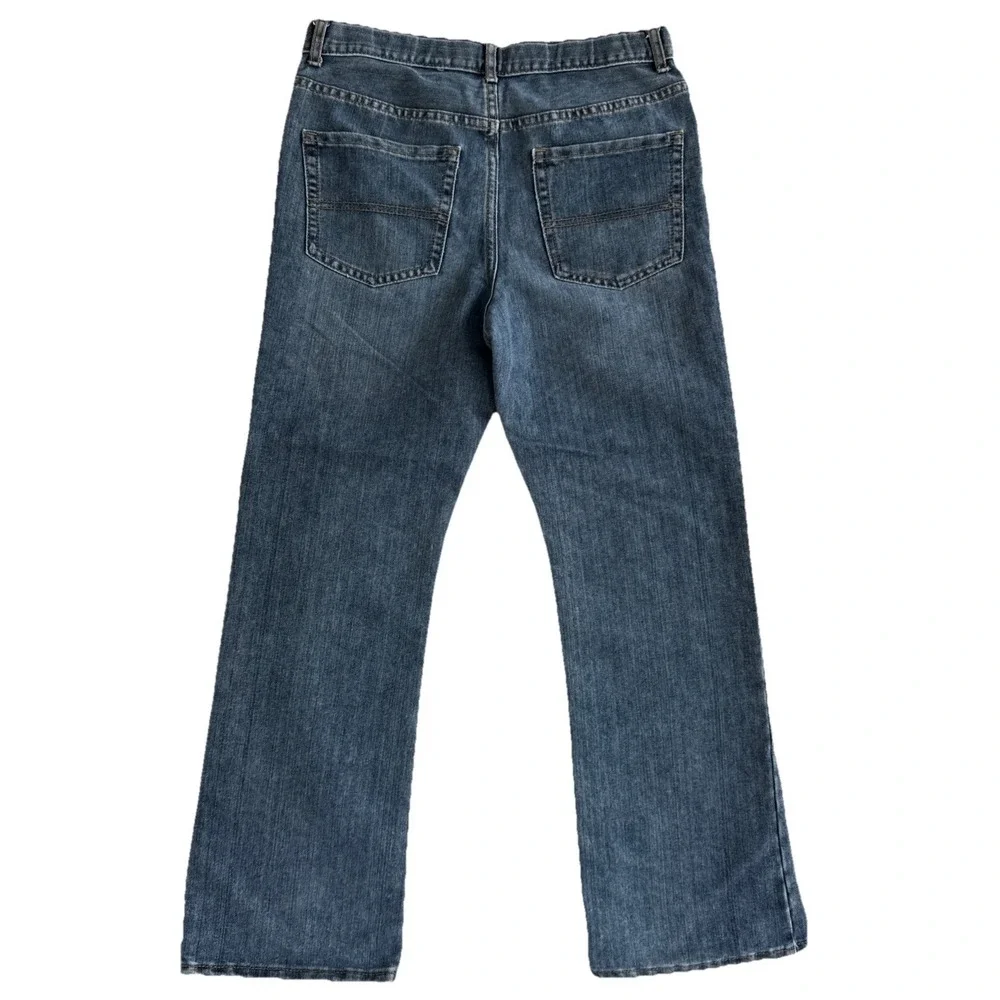 NEW Children's Place Boys Bootcut Denim Jeans Adjustable Waist‎ Husky Size 12